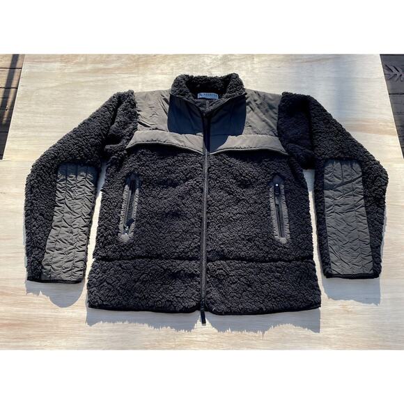 Manresa The Selkirk Fleece‎ Jacket Men's Nylon Wool Black XL - New - Picture 1 of 9